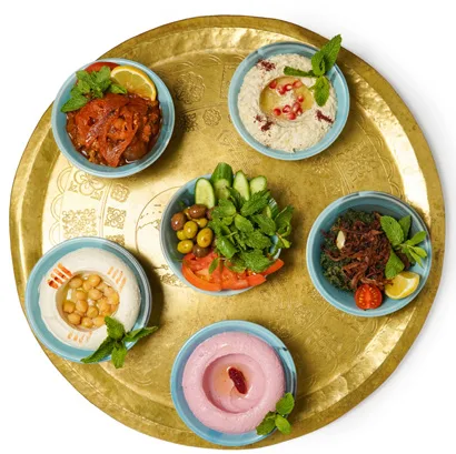 Habib's Mezza Tray — Habib Beirut Abu Dhabi