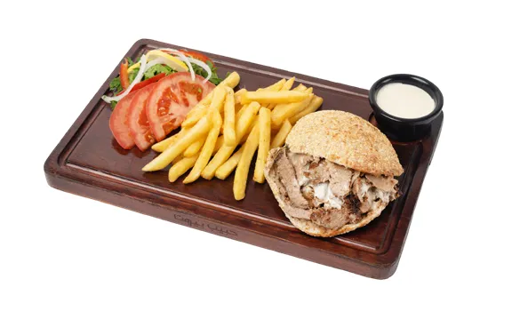Beef Shawarma Platter — Habib Beirut Dubai