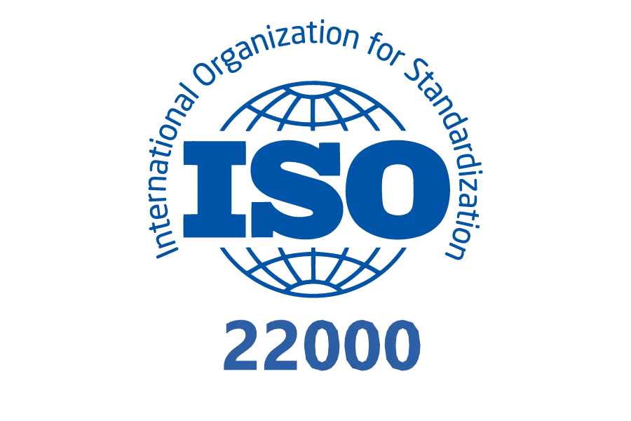 ISO 22000 certification mark