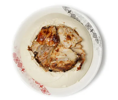 Hummus with Chicken Shawarma — Habib Beirut Khorfakkan